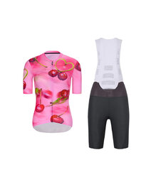 RIVANELLE maillot corto y pantalón corto - CHERIE - antracita/rosa